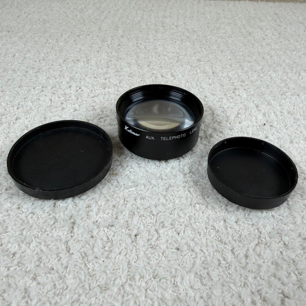 Kalimar AUX TELEPHOTO LENS 2M AF35M‎ II Made in Japan with Caps